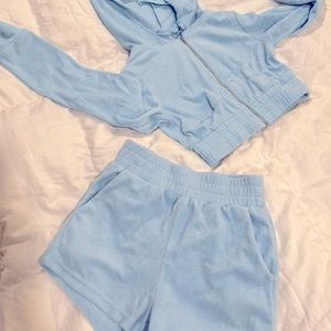 Baby Blue Two Piece Set